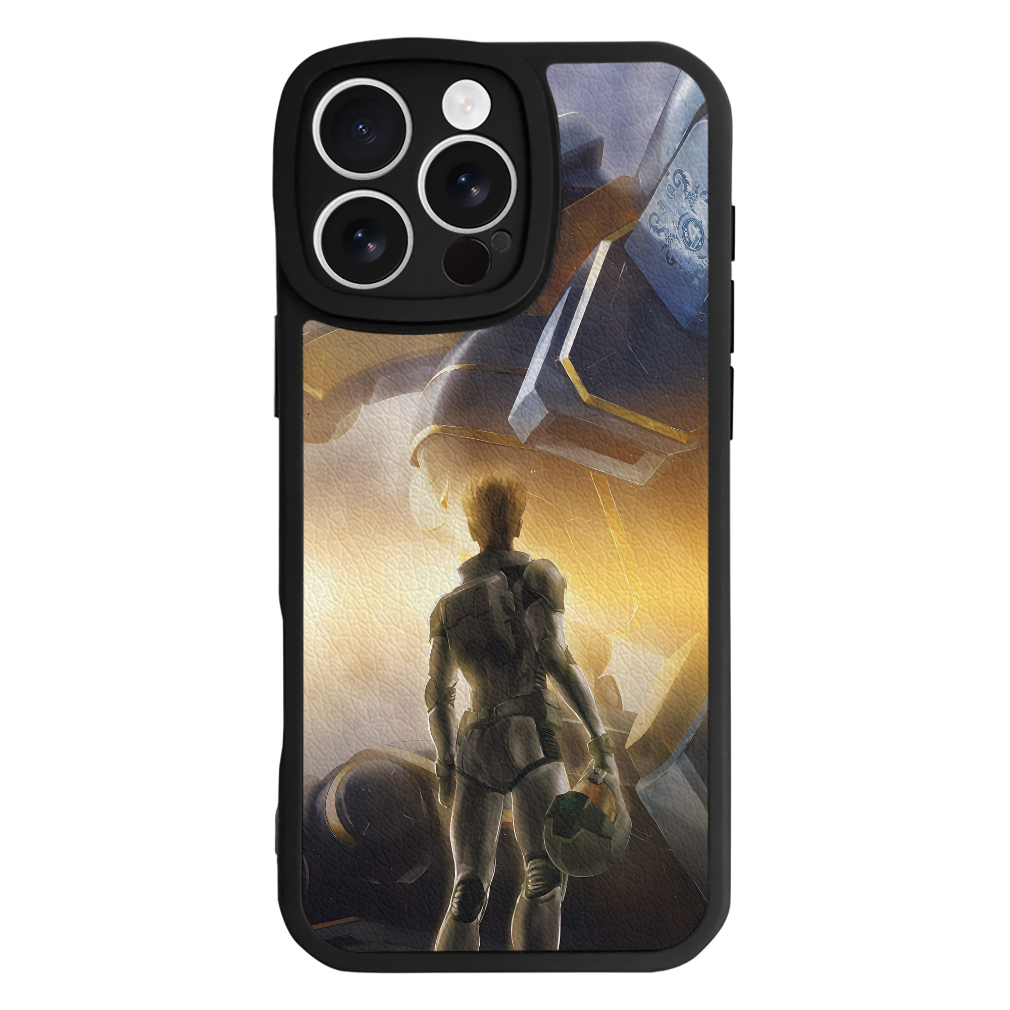 （画像用） 機動戦士ガンダム Mobile Suit Gundam 【iPhone 16シリーズ対応】シリコンスマホケース（レザー調） 材質：シリコン